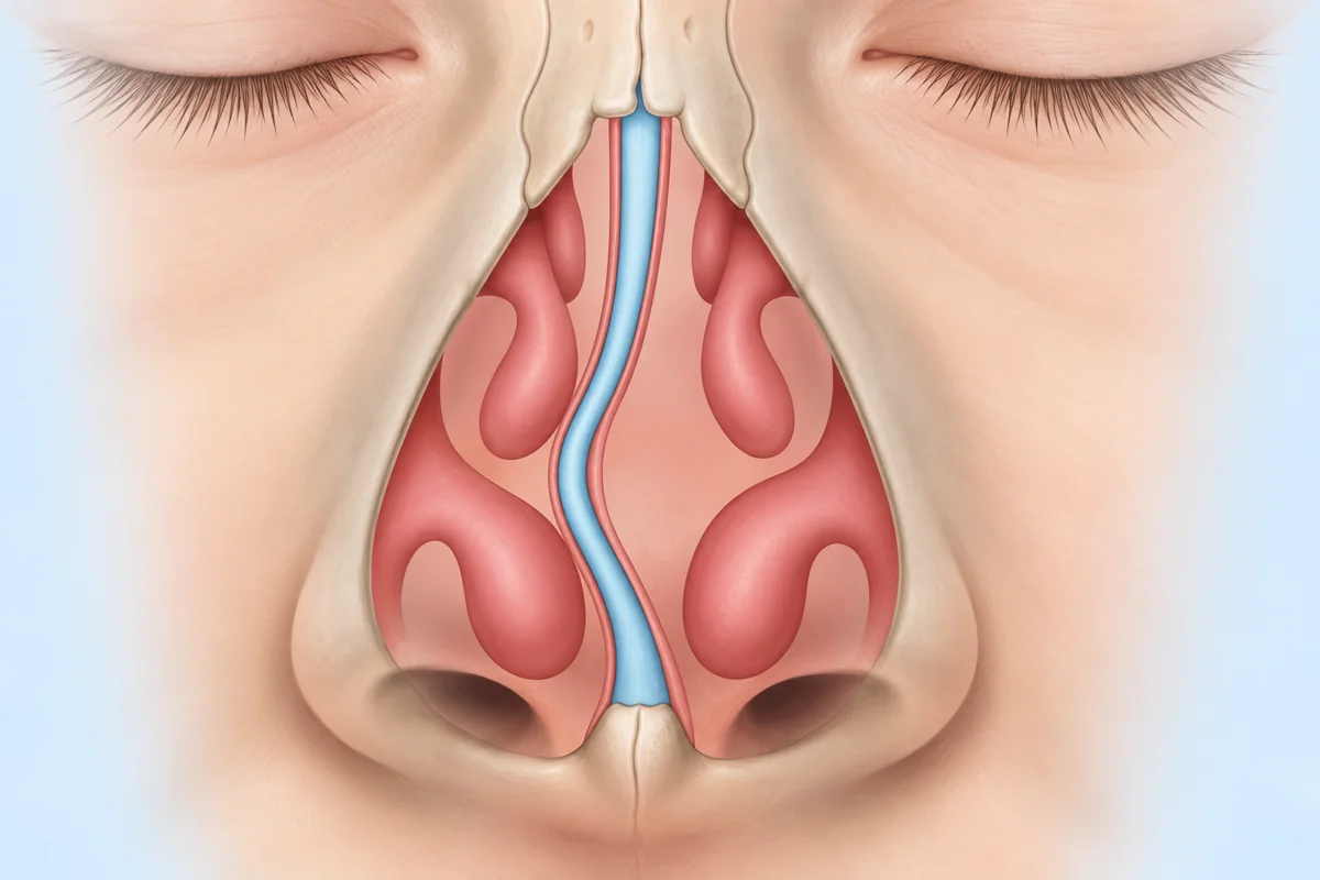Desvio do septo nasal